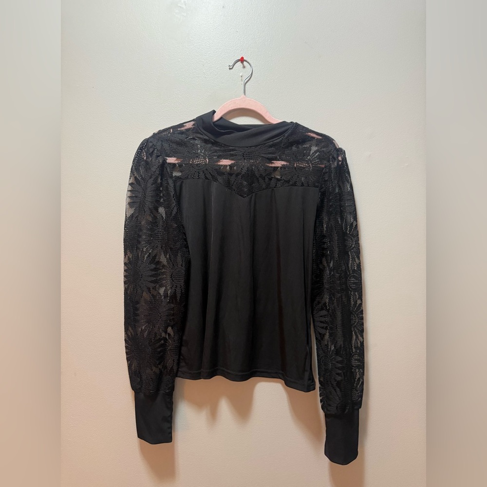 Black Lace Top